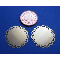 Brass Doilies x 2